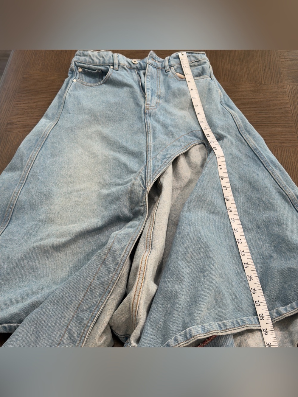 Y/PROJECT
Blue Cutout Denim Midi Skirt us26 - Picture 9 of 13
